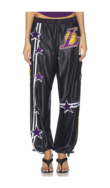  Off Season Pantalon De Survêtement En Nylon Los Angeles Lakers En Black. Taille L. Also En M, S, Xs, Xxs. 
