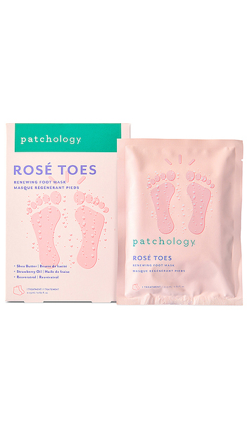  Patchology Masque Régénérant Protecteur Pour Les Pieds Rose Toes Rose Toes Renewing Protecting Foot Mask En Beauty: Na. 