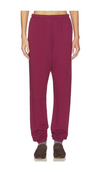  Perfectwhitetee Pantalon De Survêtement Confortable En Molleton Johnny En Burgundy. Taille L. Also En M, S, Xs. 