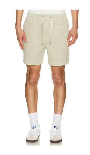  Polo Ralph Lauren 8 Wale Soft Fade Corduroy Pull On Prepster Short 6 En Grey. Taille Xl/1x. Also En Xxl/2x. 