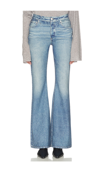  Rag & Bone Rb Miramar Ponte Dahlia Full Length Jeans En Blue. Taille 23. Also En 24, 25, 26, 27, 28, 29, 31. 