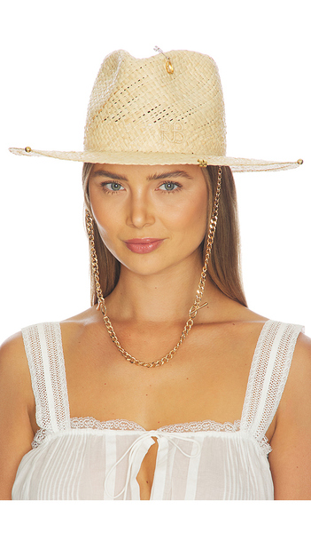  Ruslan Baginskiy Chapeau Fedora à Chaîne Chain Strap Fedora Hat En Neutral. Taille M. Also En S, Xl. 