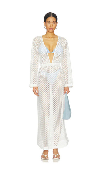  Seafolly Tunique De Plage En White. Taille L. Also En Aus 10/us 6, Aus 12/us 8, Aus 14/us 10, Aus 8/us 4. 