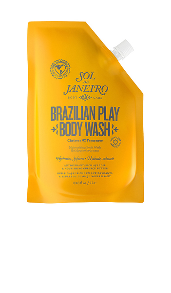  Sol De Janeiro Nettoyant Corps Brazilian Play Moisturizing Shower Cream-gel 1l Refill En Beauty: Na. 