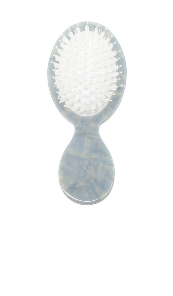  Solar Eclipse Brosse à Cheveux Héros De Mariée Peinte à La Main Hand-painted Bride Handbag Hero Brush En Blue. 