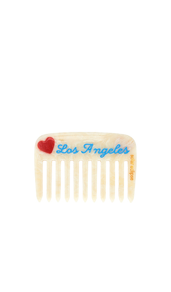  Solar Eclipse X Revolve Hand-painted Los Angeles Pocket Comb En Beauty: Multi. 