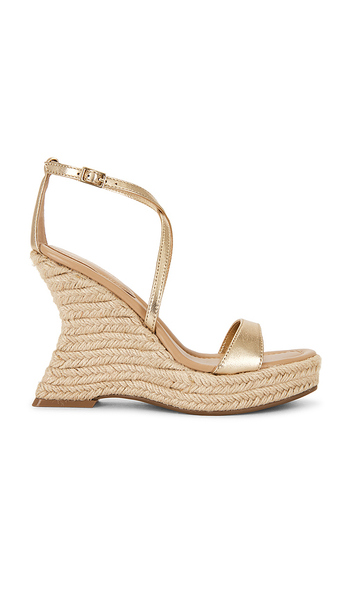  Steve Madden Sandale Espadrille Caliana En Metallic Gold. Taille 10. Also En 6, 6.5, 7, 7.5, 8, 8.5, 9, 9.5. 