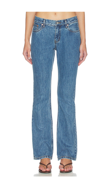  Still Here Tomorrow Low Rise Skinny Bootcut Jeans En Blue. Taille 23. Also En 26, 27, 29, 30, 31, 32. 