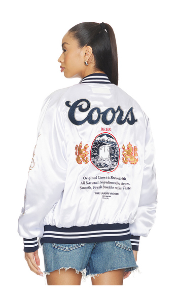  The Laundry Room Coors Original 40oz Stadium Jacket Smu En Metallic Silver, White, Grey. Taille L. Also En M, S, Xl, Xs. 