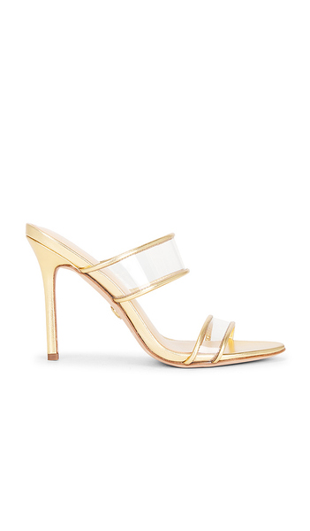  Veronica Beard Sandales Asha 95 Piping En Metallic Gold. Taille 10. Also En 6, 7, 7.5, 8, 8.5, 9, 9.5. 