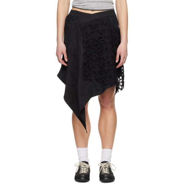  Ader Error Minijupe Medium Noire 