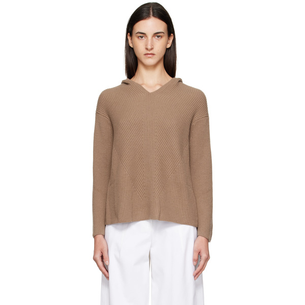  Max Mara Pull à Capuche Falcone Beige 