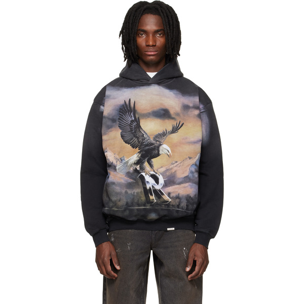  Represent Pull à Capuche Chrome Flight Noir 