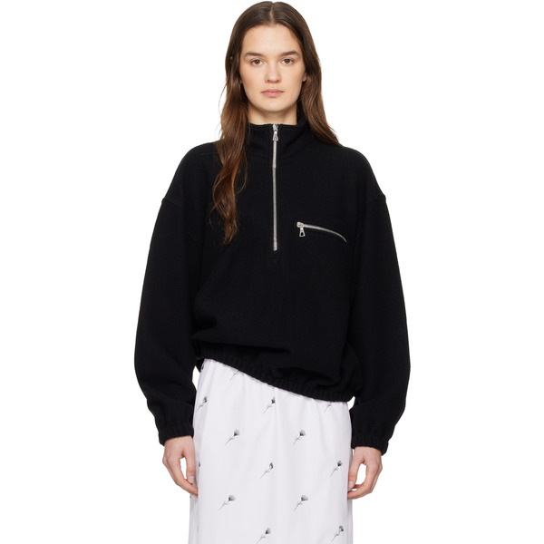  Rier Pull Molletonné Tourbe Noir En Molleton 