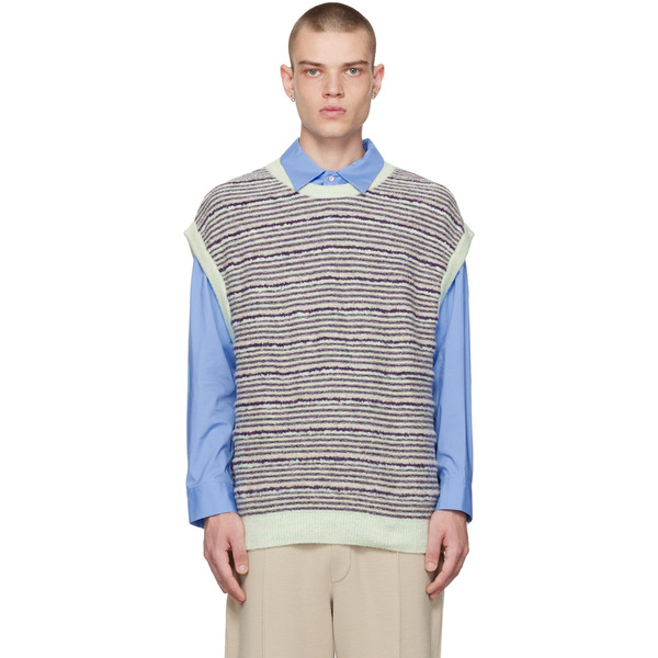  Solid Homme Veste Mauve à Rayures 