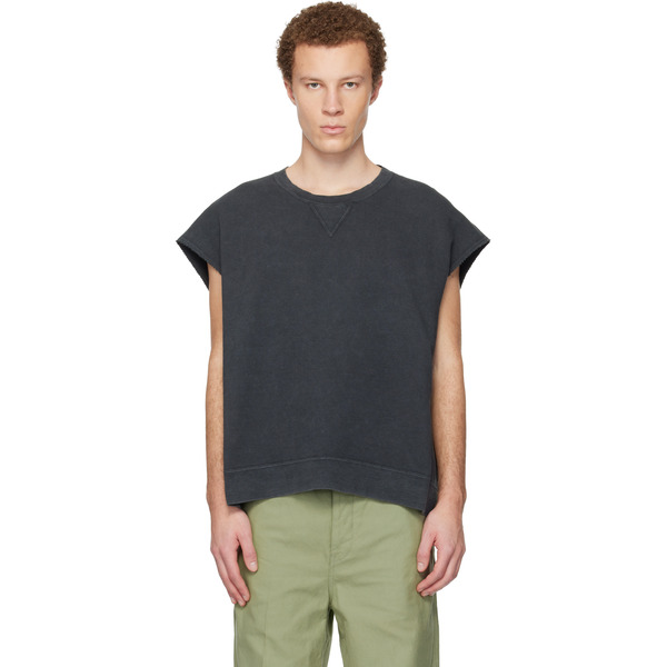  Visvim Pull Molletonné Sans Manches Mondo Noir 
