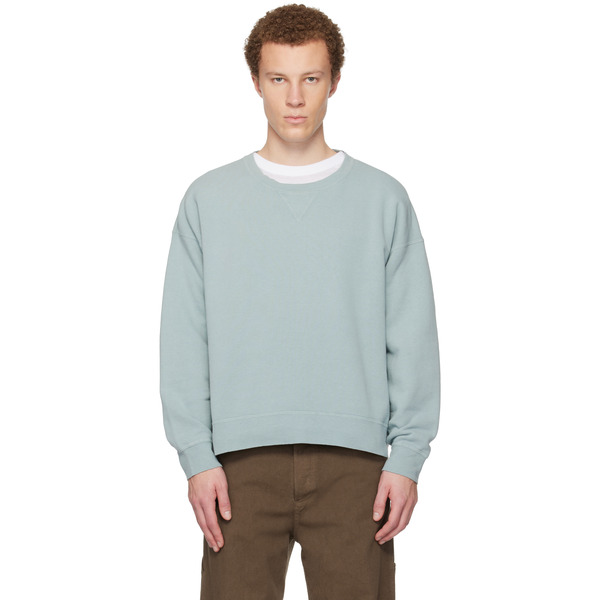  Visvim Pull Molletonné Surdimensionné Vert 