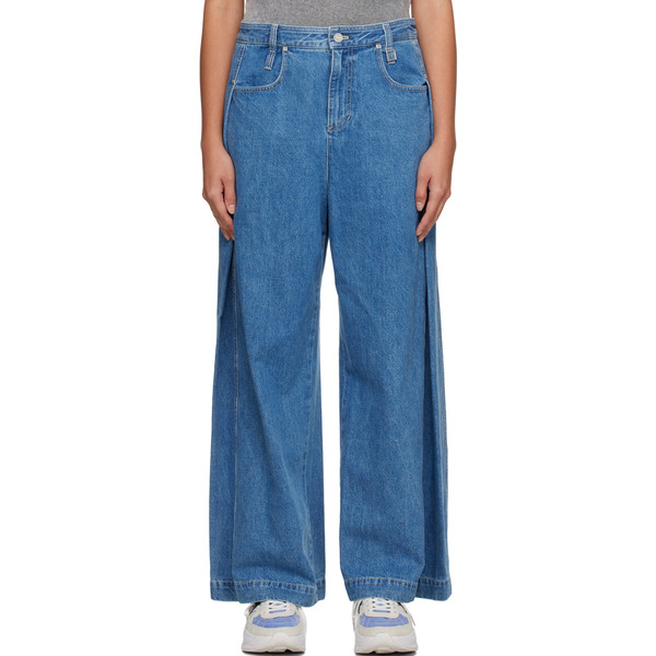  Wooyoungmi Jean Ample Bleu 