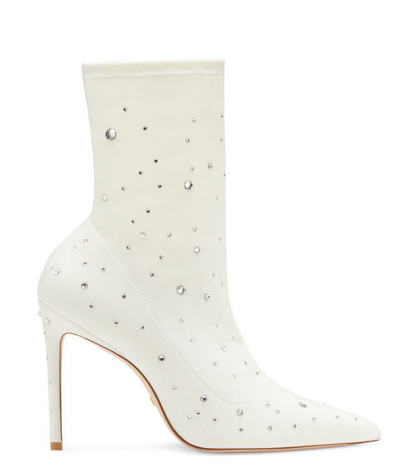  Stuart Weitzman Stuart Cosmic 100 Bootie - Femme  Blanc 36 