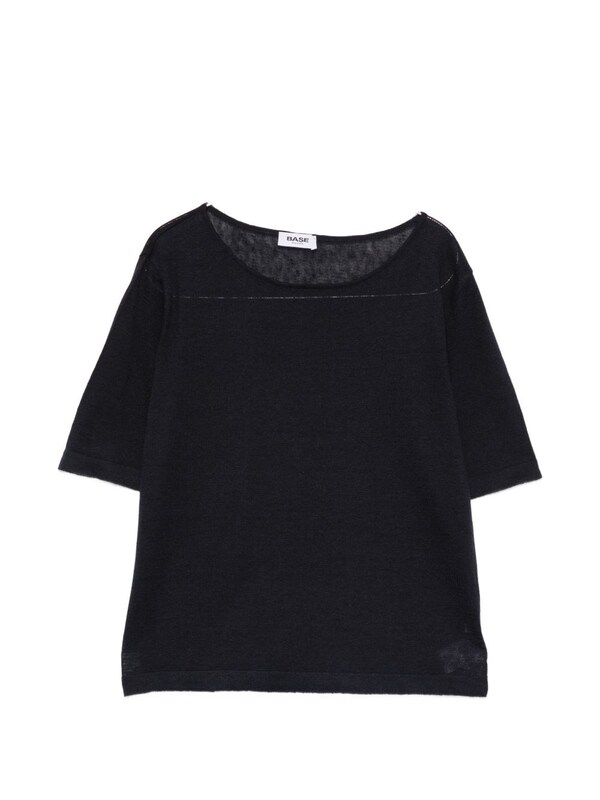  Base Base Linen And Cotton Blend Sweater 