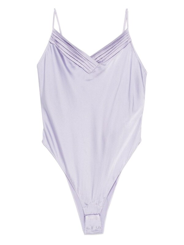  Forte Forte Forte Forte Silk Satin Bodysuit 