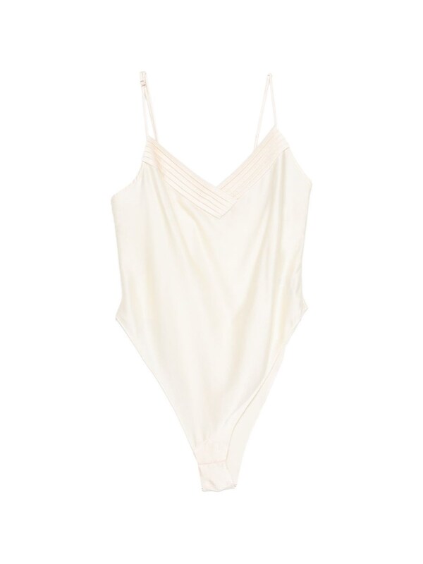  Forte Forte Forte Forte Silk Satin Bodysuit 