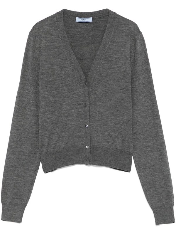  Prada Prada Wool V-necked Cardigan 