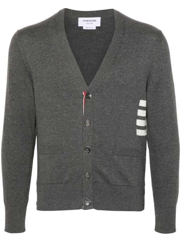  Thom Browne Thom Browne 4bar Cotton Cardigan 