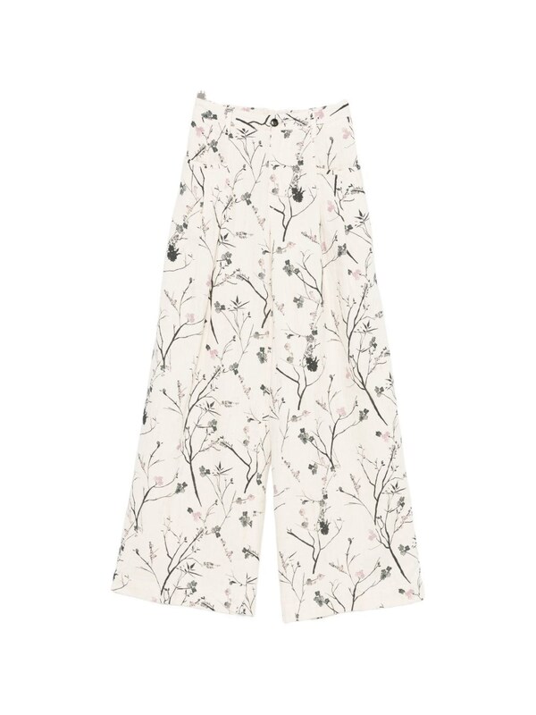  White Sand White Sand Printed Wide-leg Trousers 