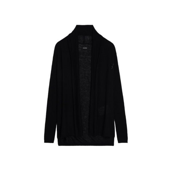  Zadig & Voltaire Cardigan Robyn 100% Cachemire 